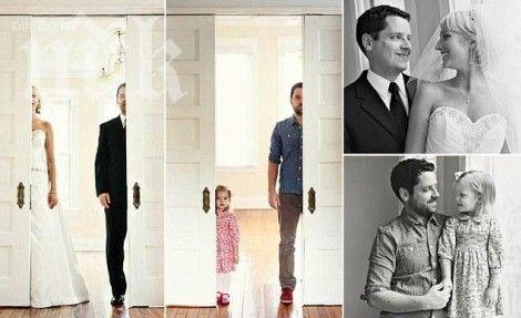 Вдовец и дъщеричката му с фотосесия в памет на починалата от рак Кейт Вдовец и дъщеричката му с фотосесия в памет на починалата от рак Кейт